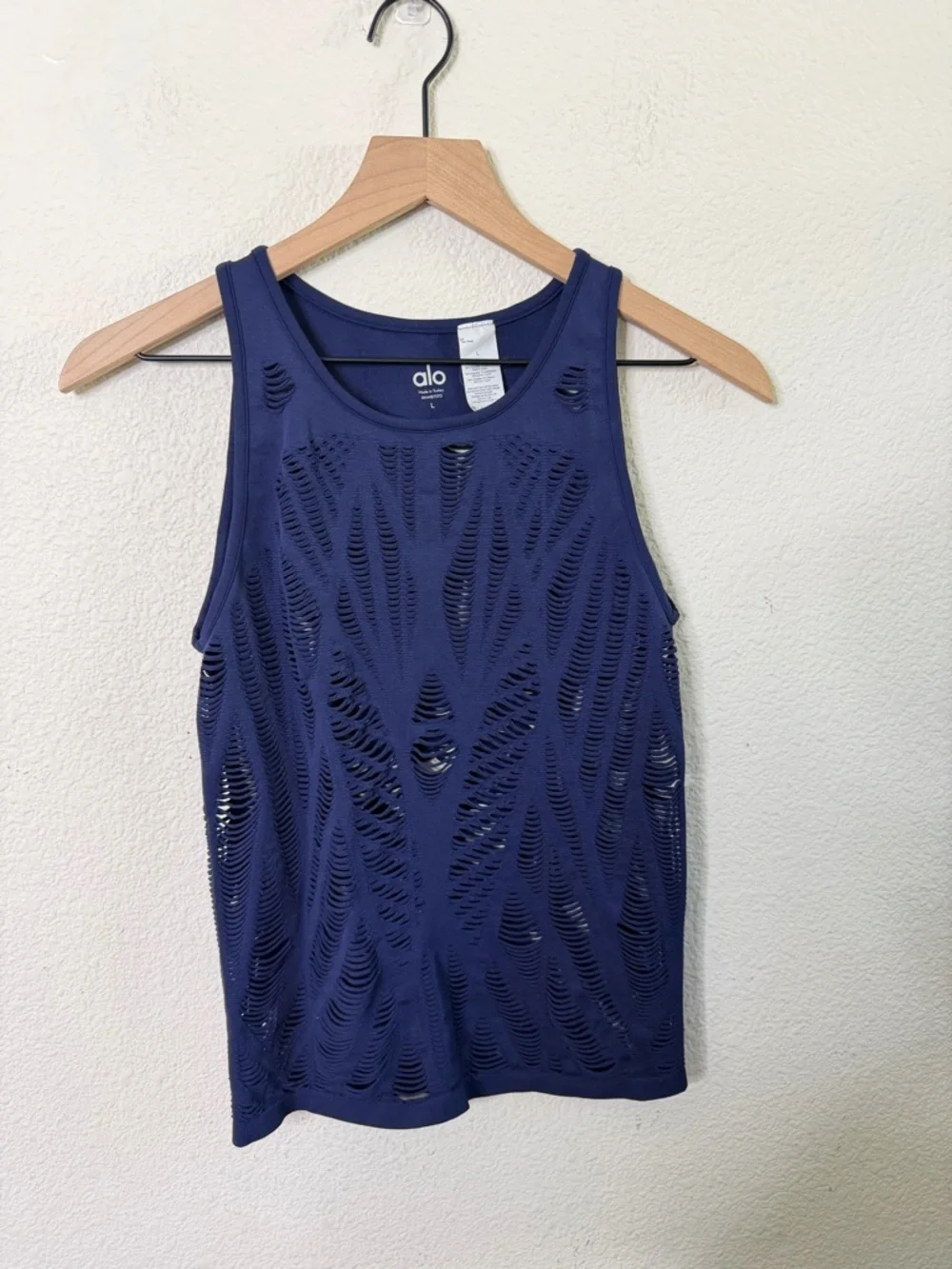 Alo Vixen‎ Tank Womens Navy Blue Size L